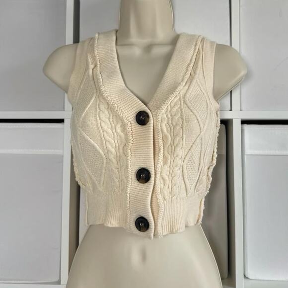 Free People Denson Cable Vest - Picture 6 of 8